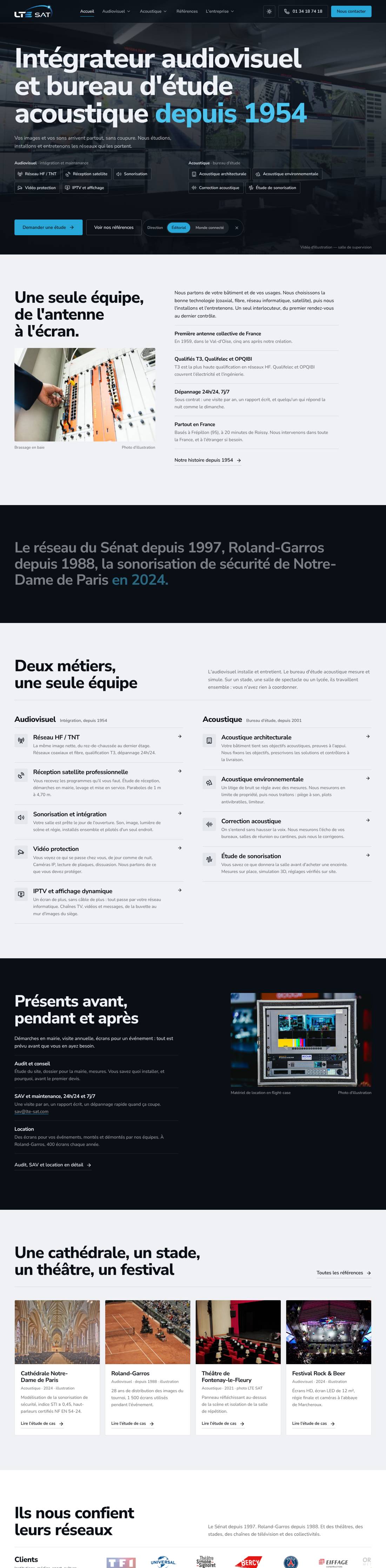 LTE SAT, version ordinateur